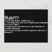 Numpty ポストカード (正面)