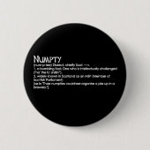 Numpty 缶バッジ (正面)