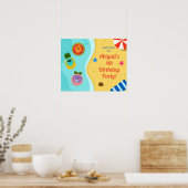 NUMSサマーブンブンいう音誕生日へようこそ ポスター (キッチン)