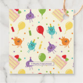 NUMSブンブンいう音お誕生日ケーキありがとう フェイバータグ (裏面)