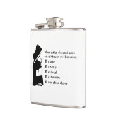 Nunおもしろい – クリーンなユーモア、ヌン天国ジョーク フラスク (左)