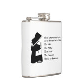 Nunおもしろい – クリーンなユーモア、ヌン天国ジョーク フラスク (右)