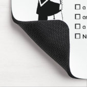 Nunおもしろい – クリーンなユーモア、ヌン天国ジョーク マウスパッド (コーナー)