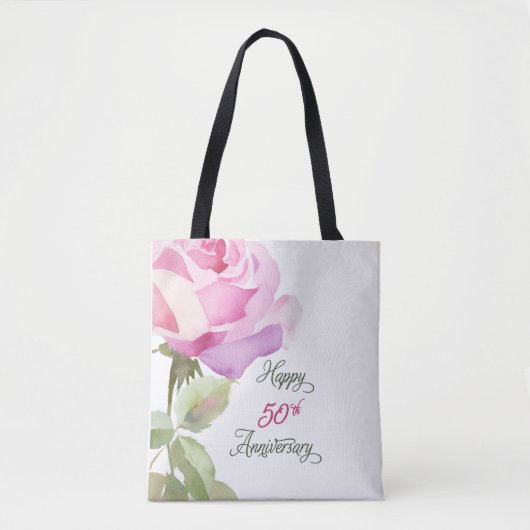 Nun 50th Anniversary Sister Catholic Jubilee Pink  トートバッグ (正面)