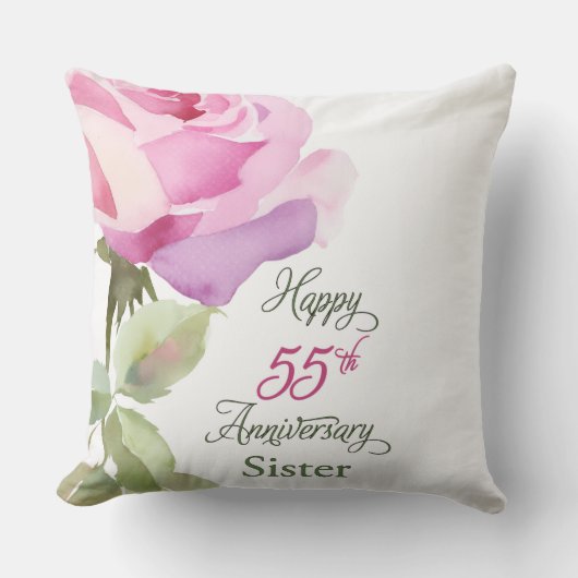 Nun 55th Anniversary Sister Catholic Jubilee Pink  クッション (正面)