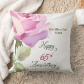 Nun 65th Anniversary Sister Catholic Jubilee Rose クッション (ブランケット)