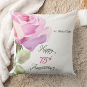 Nun Personalize 75th Anniversary Pink Rose クッション (ブランケット)