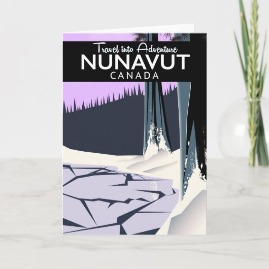 Nunavut Canada Travelポスター シーズンカード (正面)