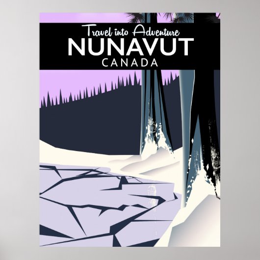 Nunavut Canada Travelポスター ポスター (正面)