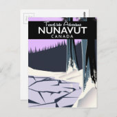 Nunavut Canada Travelポスター ポストカード (正面/裏面)