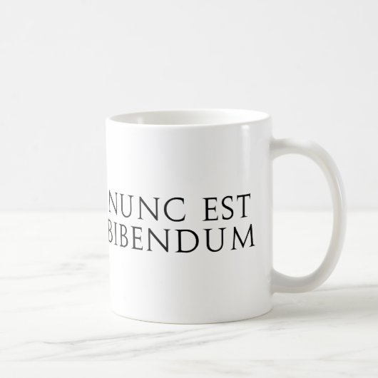 Nunc米国東部標準時刻Bibendum コーヒーマグカップ (右)