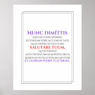 Nunc Dimittisポスター ポスター