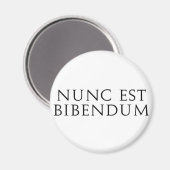 Nunc Est Bibendum マグネット (正面/裏面)
