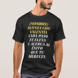 NUNCA TE DETENGAS REGALO PERSONALIZADO (NOMBRE) Tシャツ