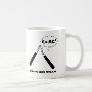 Nunchucksは問題を解決します コーヒーマグカップ