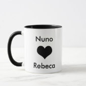 Nuno e rebeca マグカップ (左)
