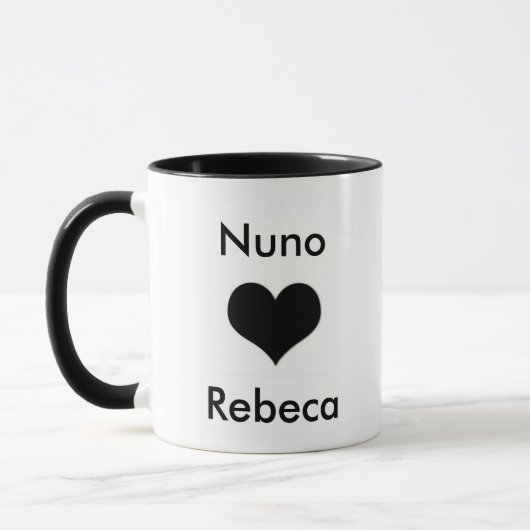Nuno e rebeca マグカップ (左)