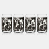 Nunsのパーソナライズ喫煙ヴィンテージハッピーバースデー ガラス缶 (裏面)