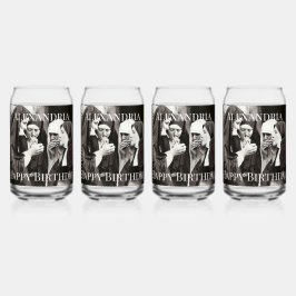 Nunsのパーソナライズ喫煙ヴィンテージハッピーバースデー ガラス缶