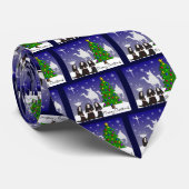 Nunsクリスマスカード「メリークリスマス」 ネクタイ (ロール)