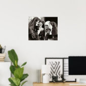 Nuns喫煙ヴィンテージ写真 ポスター (ホームオフィス)