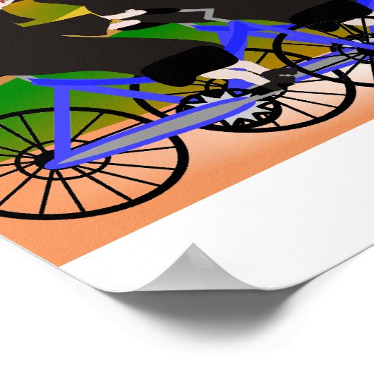 Nuns on Bikes Art Poster ポスター (角)