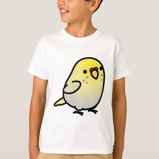 Nunu the Chubby Budgie Tシャツ (正面)