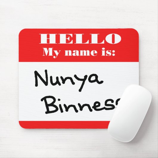 Nunya Binness マウスパッド (マウス)