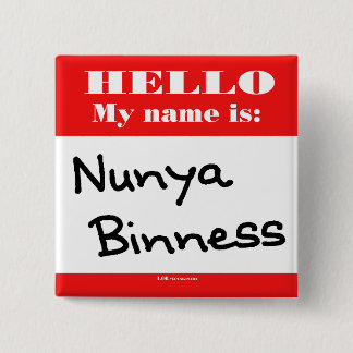 Nunya Binness 缶バッジ