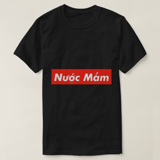 Nuoc Mamベトナムフィッシュソースベトアジア Tシャツ (デザイン正面)