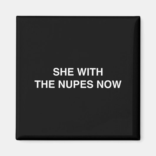 Nupesの女は今や河童 Funny Gift Novelty Bi マグネット (正面)