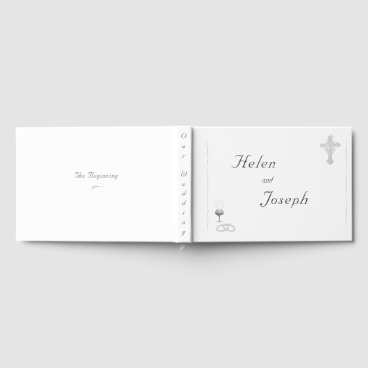 Nuptial Grace Catholic Wedding ゲストブック (全面)