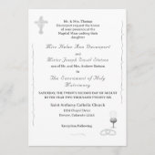Nuptial Grace Catholic Wedding Invitation 招待状 (正面)