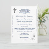 Nuptial Grace Catholic Wedding Invitation 招待状 (スタンド正面)
