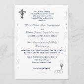 Nuptial Grace Catholic Wedding Invitation 招待状 (正面)