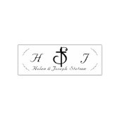 Nuptial Grace Catholic Wedding Monogram セルフインキングスタンプ (デザイン)