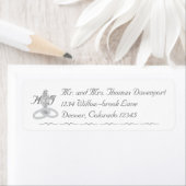 Nuptial Grace Catholic Wedding Return Address ラベル (インサイチュ)