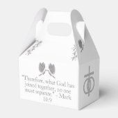 Nuptial Unityカスタマイズ可能な結婚式の引き出物ボックス フェイバーボックス (裏面サイド)