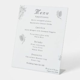 Nuptial Unity Catholic結婚のメニュー 台座サイン