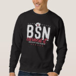 NurでItナースBsn Rn Bacerors Of Scienceを獲得 スウェットシャツ<br><div class="desc">ItナースBsn Rn Bourors Of Science In Nursingを取得。</div>