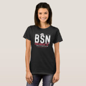 NurでItナースBsn Rn Bacerors Of Scienceを獲得 Tシャツ (正面フル)