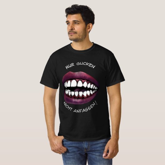 Nur gucken! tシャツ (正面フル)