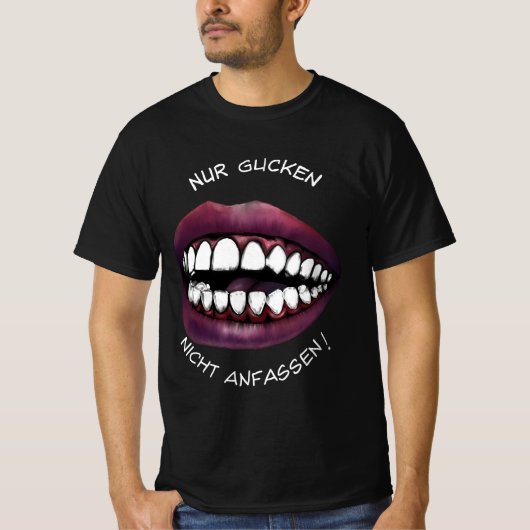 Nur gucken! tシャツ (正面)