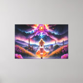 Nura – オアシスカラフル：自己発見の芸術 キャンバスプリント (正面)