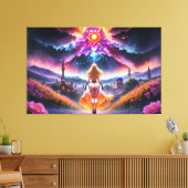 Nura – オアシスカラフル：自己発見の芸術 キャンバスプリント (インサイチュ (リビング))