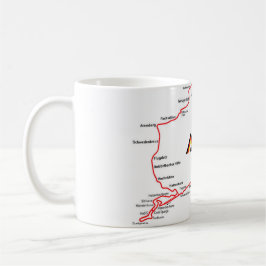 NÜRBURGRING MAP - MUG コーヒーマグカップ
