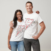 Nürburgring Nordschleife - Germany Track Map Photo Tシャツ (ユニセックス)