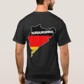 Nurburgring - Nordschleife Tシャツ (裏面)
