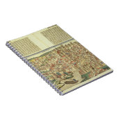 Nureからのフィレンツェ囲まれた市の眺め、 ノートブック (右側)