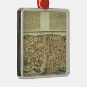 Nureからのフィレンツェ囲まれた市の眺め、 メタルオーナメント (右)